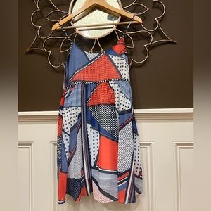 Anthropologie Ethereal by Paper Crane Criss Cross Baby Doll Mini Dress Sundress